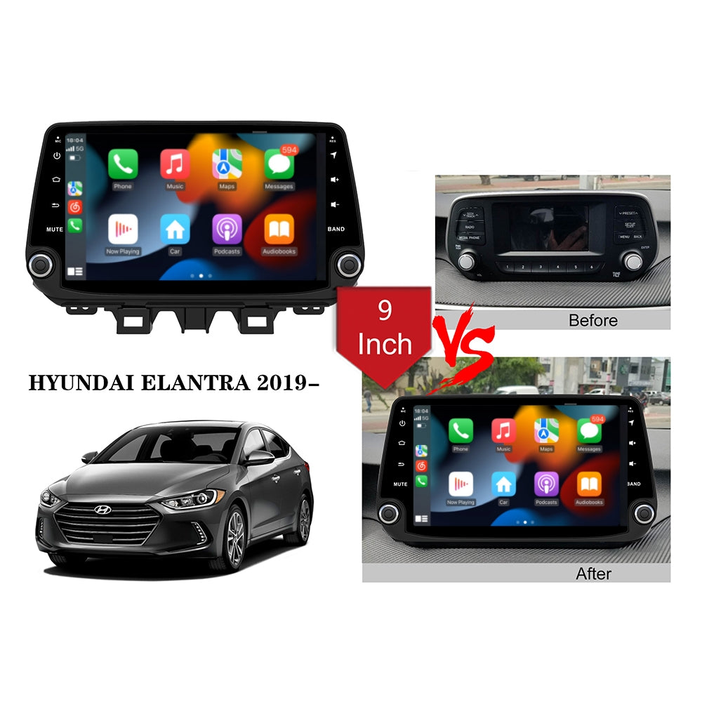 9" Car Radio Android For Hyundai Elantra 2019 GPS Navigation Stereo Multimedia Video Player Head Unit