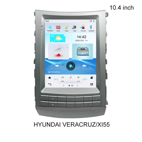 KSPIV Android Tesla Style Screen Car Multimedia Stereo For HYUNDAI VERACRUZ / IX55 2006- Touch Panel, Built-in CarPlay Android Auto+Voice Control