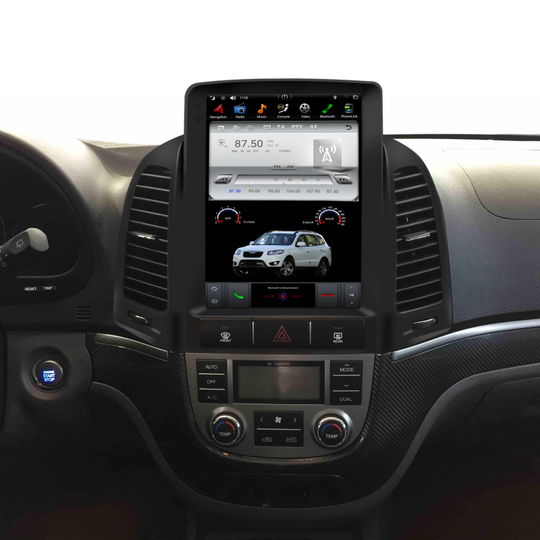 KSPIV 10.4 Inch Android Tesla Vertical Screen Car Multimedia Player For HYUNDAI SANTA FE 2006-2012 Bluetooth Unit GPS Navigation