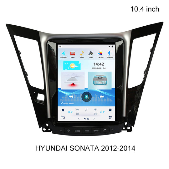 KSPIV 10.4 Inch Tesla Touch Screen Android Car Stereo For HYUNDAI SONATA 2012-2014 Built-in CarPlay Android Auto+Voice Control