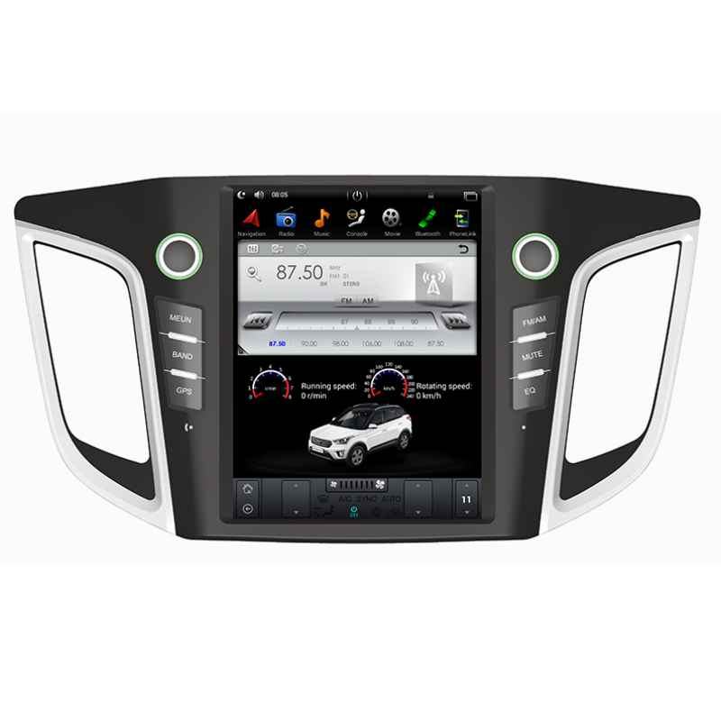 KSPIV Android 10.4 inch Car Radio For HYUNDAI IX25 /CRETA 2014-Tesla Vertical Screen Multimedia Stereo GPS Autoradio Navigation Carplay