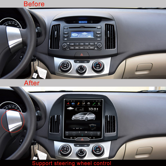 KSPIV Android Qualcomm 6125 Tesla Style Screen Car Stereo FOR HYUNDAI ELANTRA 2012- GPS Navigation Carplay Head Unit