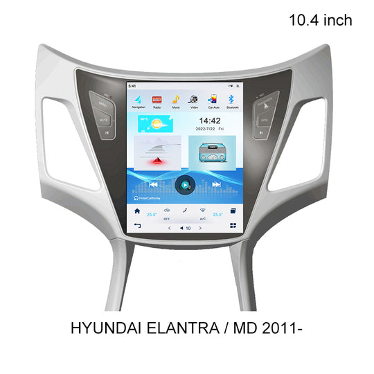 KSPIV Android 10.4 inch Qualcommm 6125 Car Multimedia Radio For HYUNDAI ELANTRA / MD 2011- Blutooth Vehicle Video Player With WiFI /FM/DSP