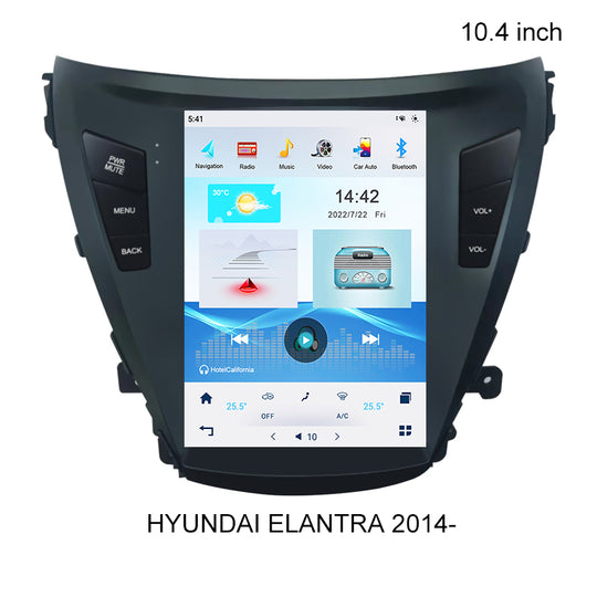 KSPIV Android 10.4 Inch Tesla Vertical Screen Car Stereo For HYUNDAI ELANTRA 2014- GPS Navigation with Carplay
