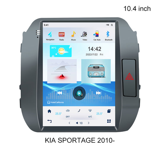 KSPIV Android 10.4 Inch Tesla Vertical Screen Car Stereo For KIA SPORTAGE 2010- Carplay Android Auto GPS Navigation Head Unit Multimedia Player