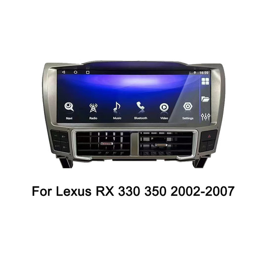 Android 12 Car Radio for Lexus RX330 350 2002-2007 Touch Screen Smart Multimedia Player 8-Core GPS Navigation Carplay Headunit
