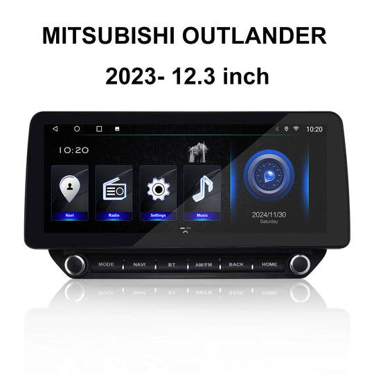 12.3 Inch Car Radio Multimedia Player For MITSUBISHI OUTLANDER 2023-  Carplay & Android Auto GPS Navigation in Dash Headunit