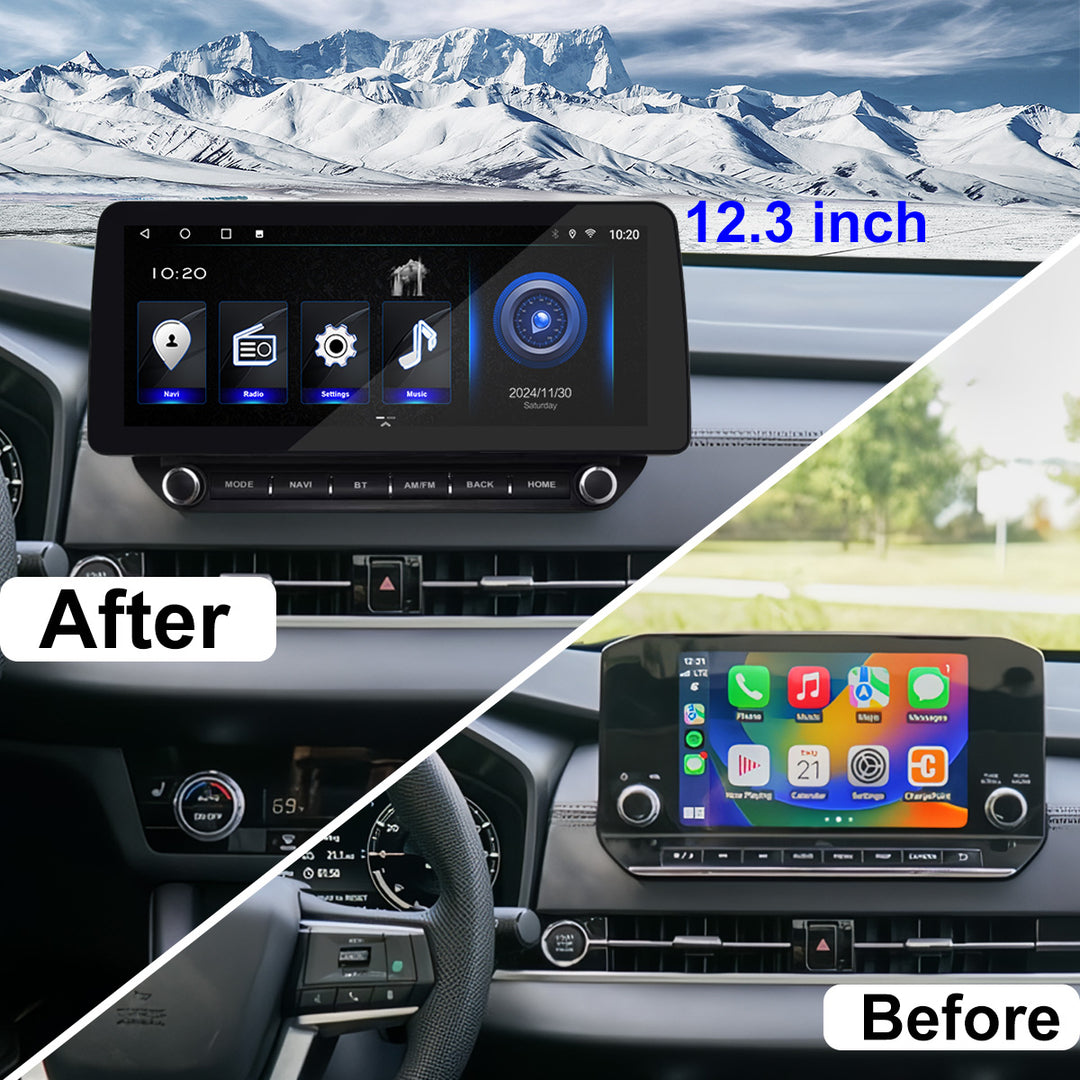 12.3 Inch Car Radio Multimedia Player For MITSUBISHI OUTLANDER 2023-  Carplay & Android Auto GPS Navigation in Dash Headunit