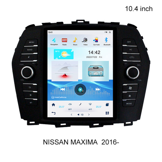 KSPIV Tesla Vertical Screen Android 10.4 Inch Car Radio for NISSAN Maxima 2016- Multimedia Player GPS Navigation WiFi Mirror Link