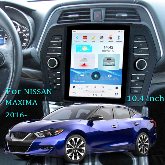 KSPIV Tesla Vertical Screen Android 10.4 Inch Car Radio for NISSAN Maxima 2016- Multimedia Player GPS Navigation WiFi Mirror Link