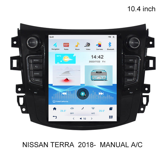 KSPIV Android 11 Tesla Screen Car Radio NISSAN TERRA 2018-Manual A/C Auto Stereo Multimedia Player 64GB GPS Navigation