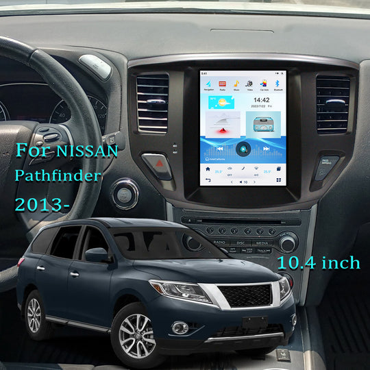 KSPIV 10.4 Inch Touch Screen android Car Multimedia Player for NISSAN Pathfinder 2013-Head Unit Stereo Radio DSP Carplay Android Auto