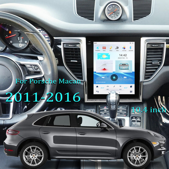 KSPIV Android Car Stereo Multimedia Player For Porsche Macan 2011-2016 Tesla Style Screen GPS Navigation