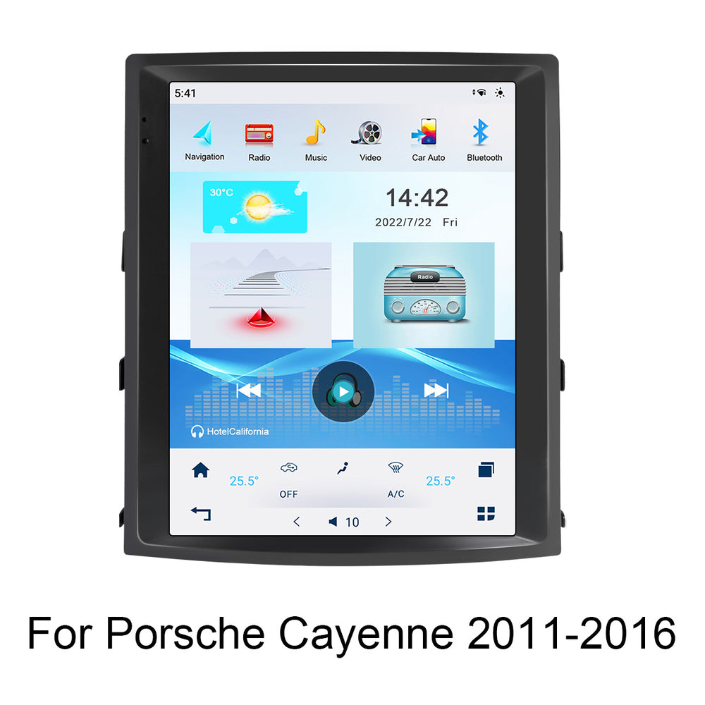 10.4 inch |  Porsche Cayenne | 2011-2016 | GPS Navigation Radio | Android 14 Multimedia
