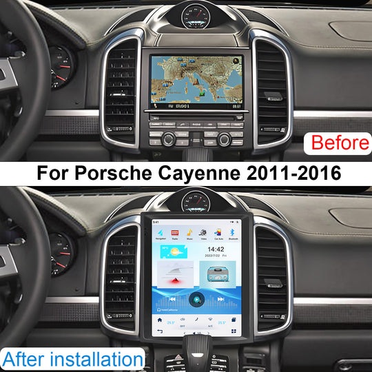 10.4 inch |  Porsche Cayenne | 2011-2016 | GPS Navigation Radio | Android 14 Multimedia