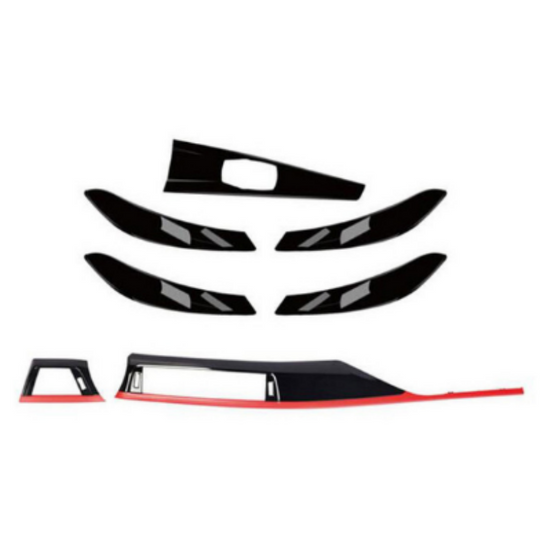 KSPIV For BMW 3 4 Series 2012-2019 F30 F35 F3X F80 F8X sports interior 7 PCS Center A/C Vent Outlet Panel Trim Cover Center Console Panel