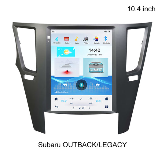 KSPIV 10.4 Inch Car Multimedia Radio For Subaru OUTBACK / LEGACY 2010-2014 Vertical Screen Blutooth GPS Navigation