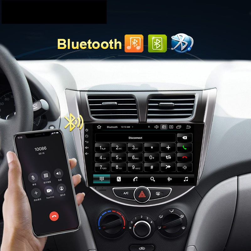 9" Android Car Radio for Hyundai Verna/Accent 2011- Multimedia Player Bluetooth GPS Navigation with Carplay Headunit