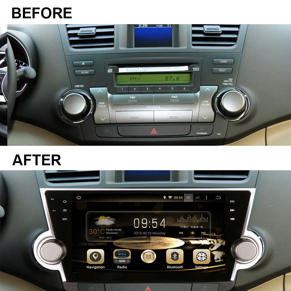 For Toyota Highlander 2008-2013