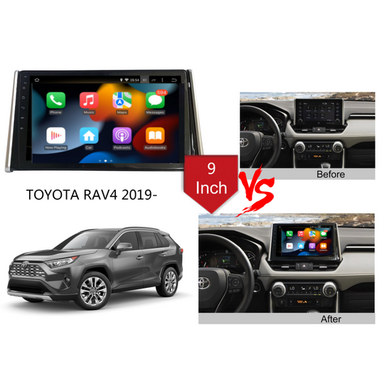 10.1" Android Car Radio For Toyota Rav4 2019- Multimedia Player GPS Navigation Wireless Carplay Headunit
