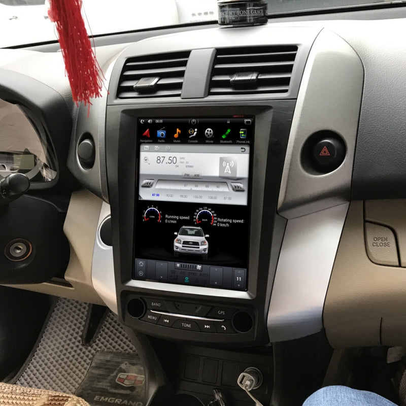 KSPIV Android Car Multimedia Radio For TOYOTA RAV4 2006-2012 GPS Navigation 10.4 Inch Tesla Style Screen Blutooth Auto Audio Head unit