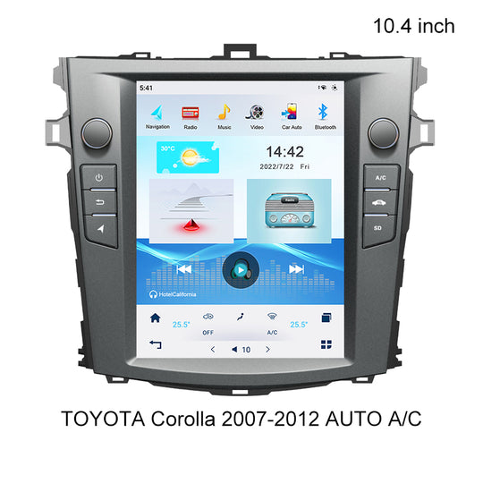 KSPIV Android Audio For TOYOTA Corolla 2007-2012 AUTO A/C Car Multimedia Video Player in Dash GPS Navigation With Carplay