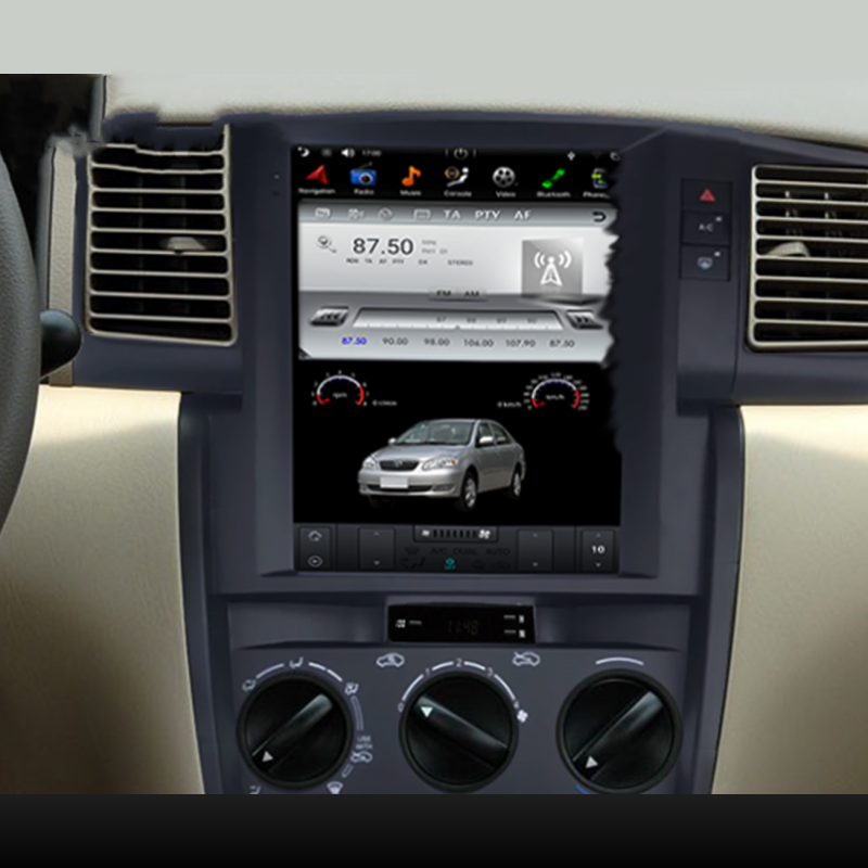 KSPIV 10.4 Inch Vertical Screen Android Car Multimedia Player For TOYOTA Corolla 2006- DSP  Bluetooth Audio