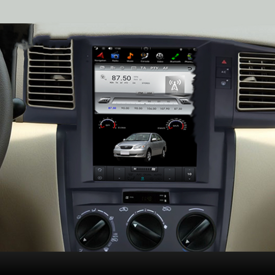 KSPIV 10.4 Inch Vertical Screen Android Car Multimedia Player For TOYOTA Corolla 2006- DSP  Bluetooth Audio