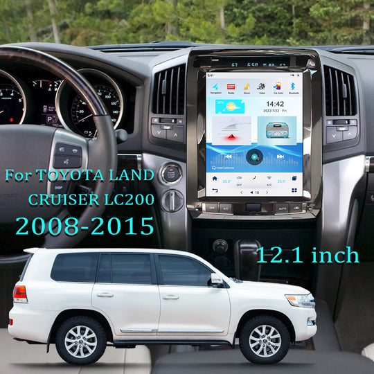 KSPIV Android 12.1 Inch Tesla Touch Screen Car Stereo For TOYOTA LAND CRUISER LC200 2008-2015 in Dash GPS Navigation with Carplay