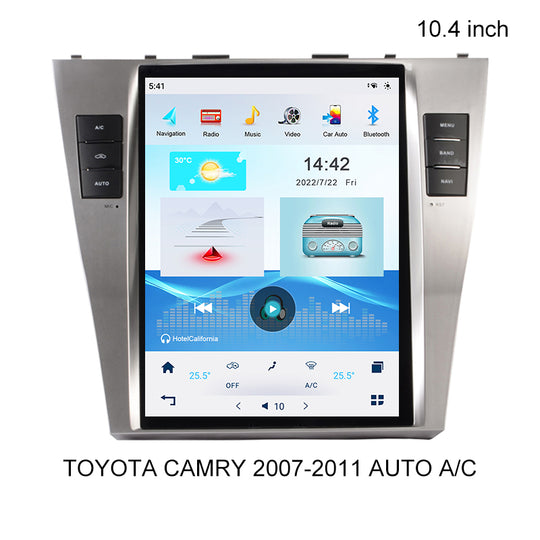 KSPIV Android Tesla Style Screen Car Multimedia Radio For TOYOTA CAMRY 2007-2011 AUTO A/C in Dash GPS Navigation With Bluetooth/Wifi