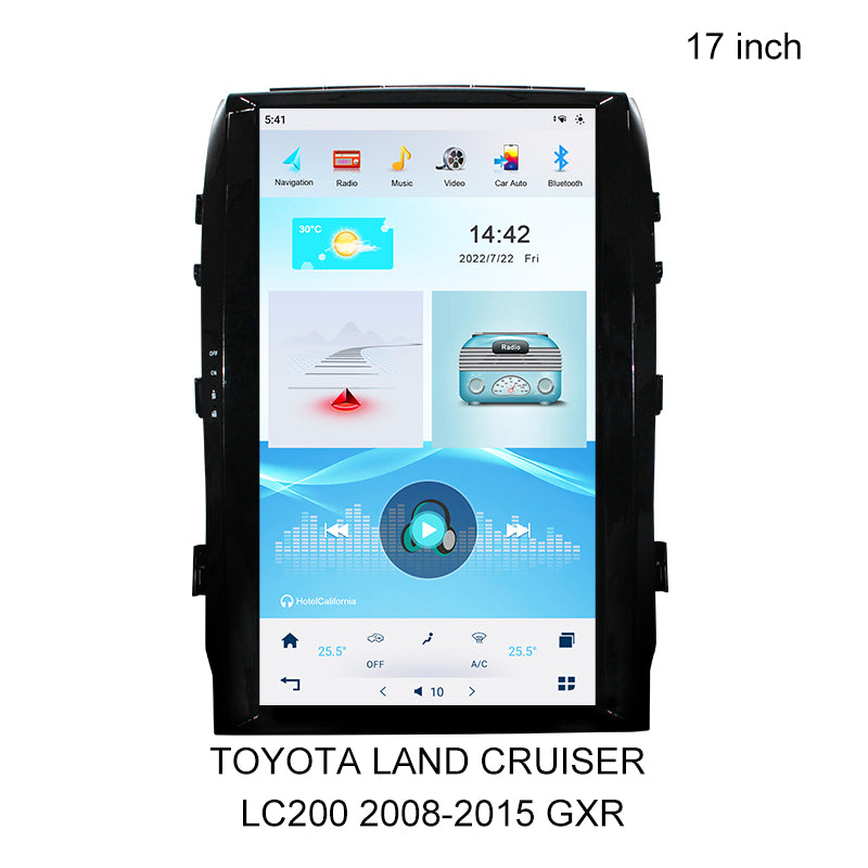KSPIV Android Tesla Style Car GPS navigation for TOYOTA LAND CRUISER LC200 2008-2015 Auto Radio Stereo