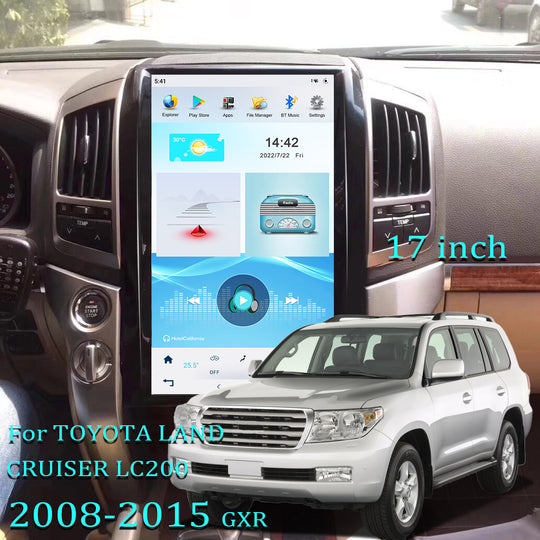 KSPIV Android Tesla Style Car GPS navigation for TOYOTA LAND CRUISER LC200 2008-2015 Auto Radio Stereo
