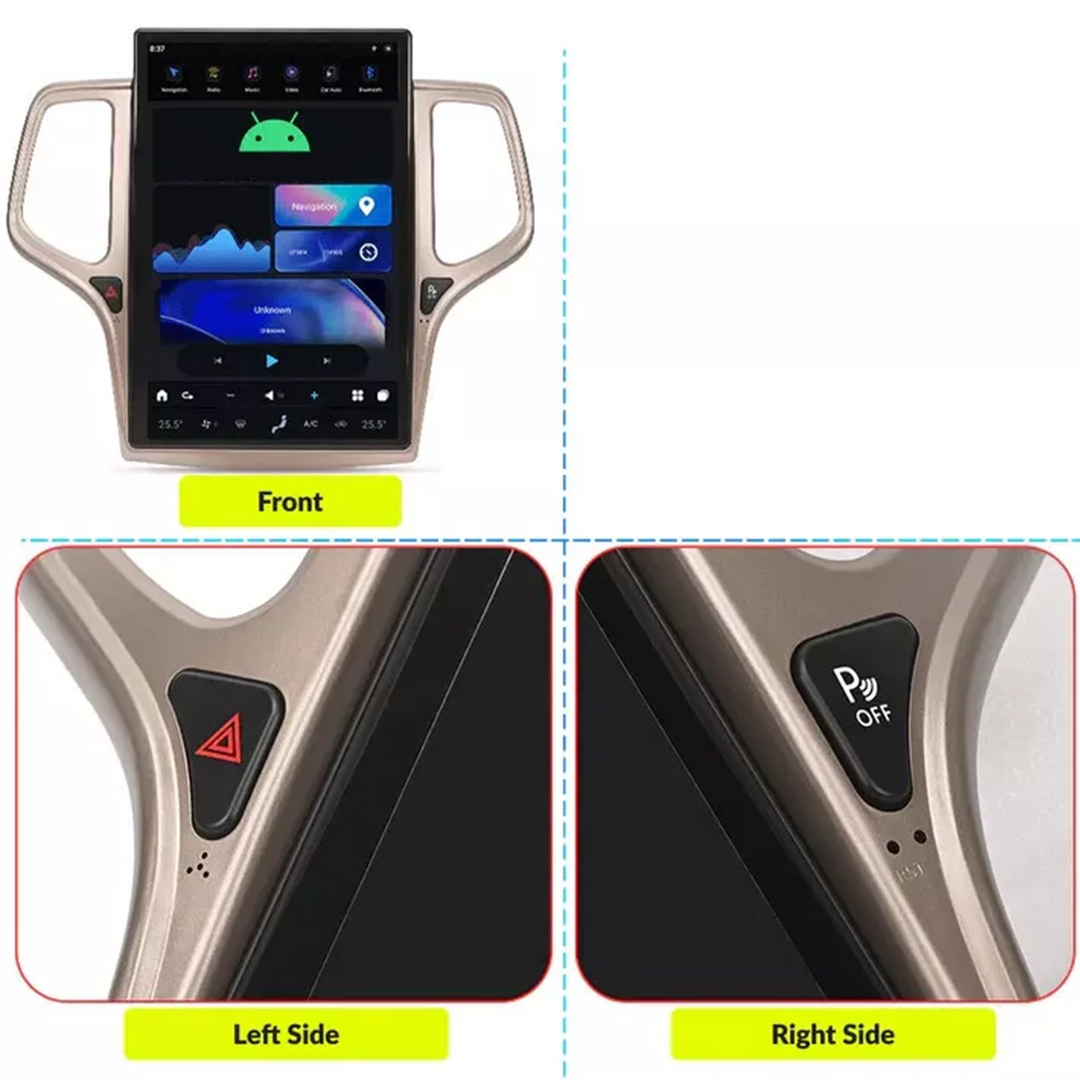 14.4 Inch |Jeep Grand Cherokee | Tesla Vertical Screen | Multimedia Player | 2014-2020