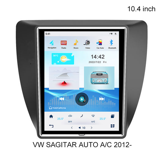 KSPIV | Android  Car Multimedia Radio | VW SAGITAR AUTO A/C 2012- | Tesla Style Screen