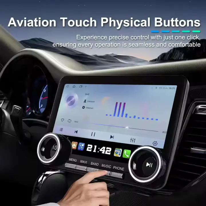 Two Knob Android 13 Car DVD Player