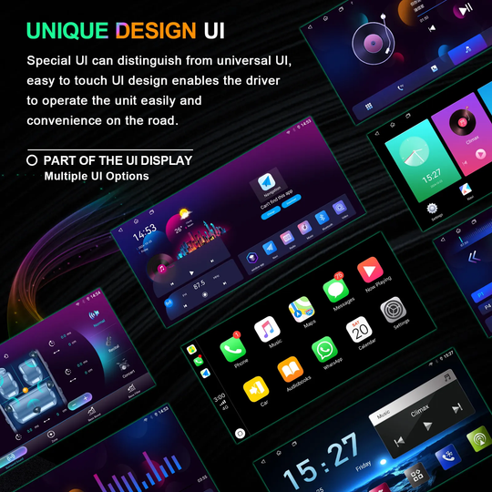 2025 New Double Knobs Universal Carplay