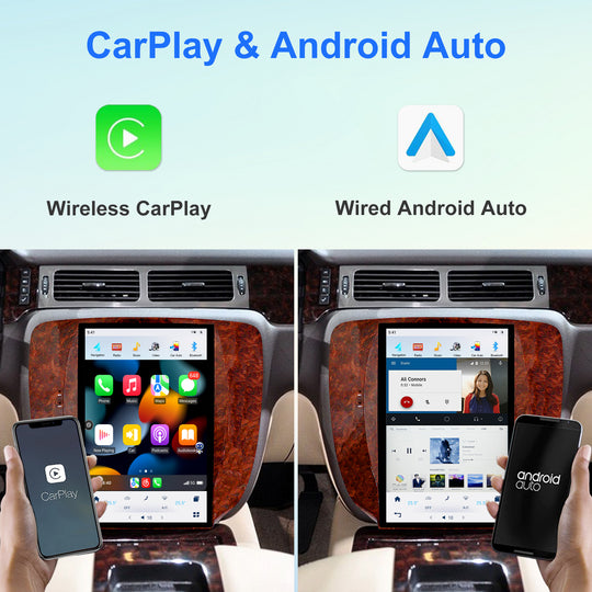 KSPIV |GMC Yukon |Chevrolet Tahoe |2007-2015 | Tesla Screen | Car Radio | Manual A/C
