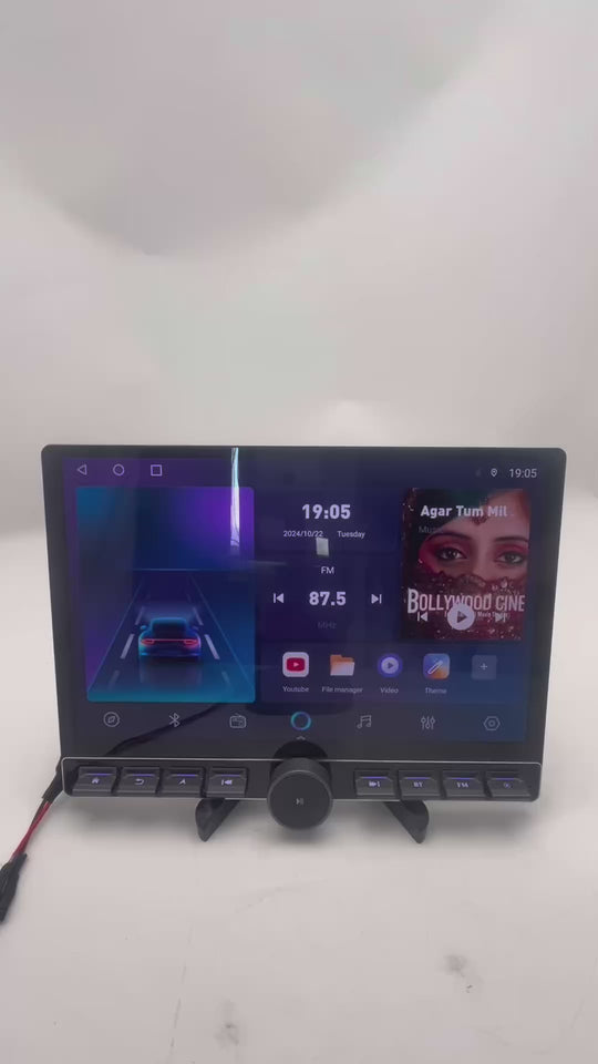 Hot 13.1" Qled 2k Diamond Android Monitor Touch Screen  Upgrade Universal Dashaboard Radio