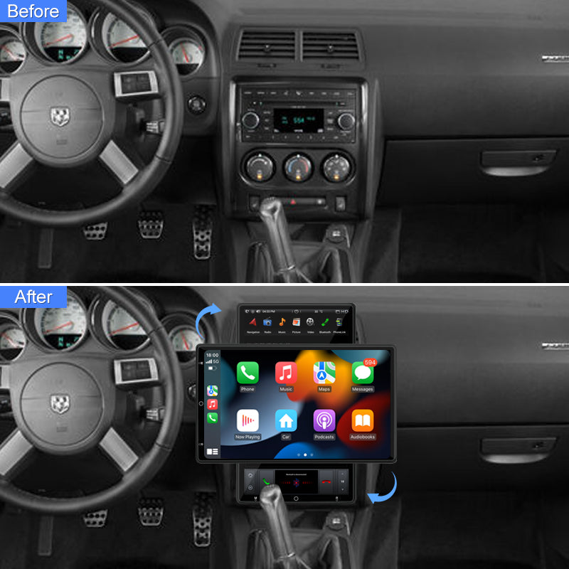 KSPIV | 13.6 inch | Universal Electric Rotation | Touch Screen | Android 13 | Car Stereo