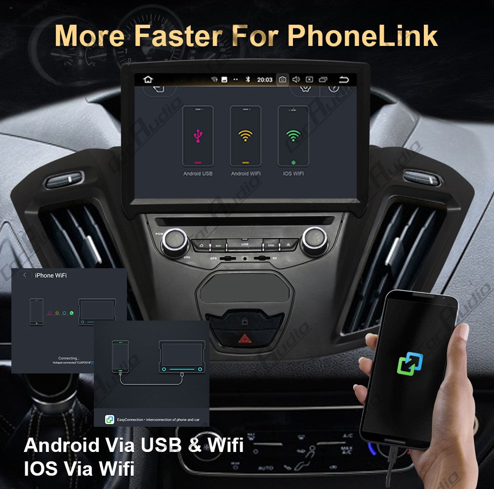 Car Radio Android 10 2 Din Stereo Multimedia Screen for Ford Tourneo Transit Custom 2013- Car DVD Video Player GPS Maps CarPlay