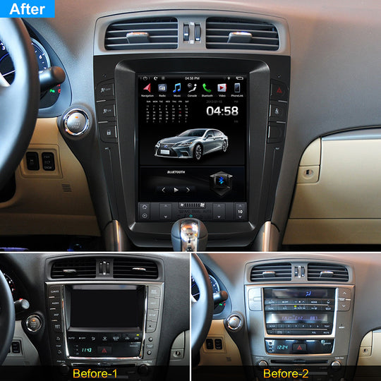 KSPIV 10.4" Telsa Style Vertical Screen Android Car Radio For Lexus IS2005-2015 GPS Navigation Multimedia Player Head Unit