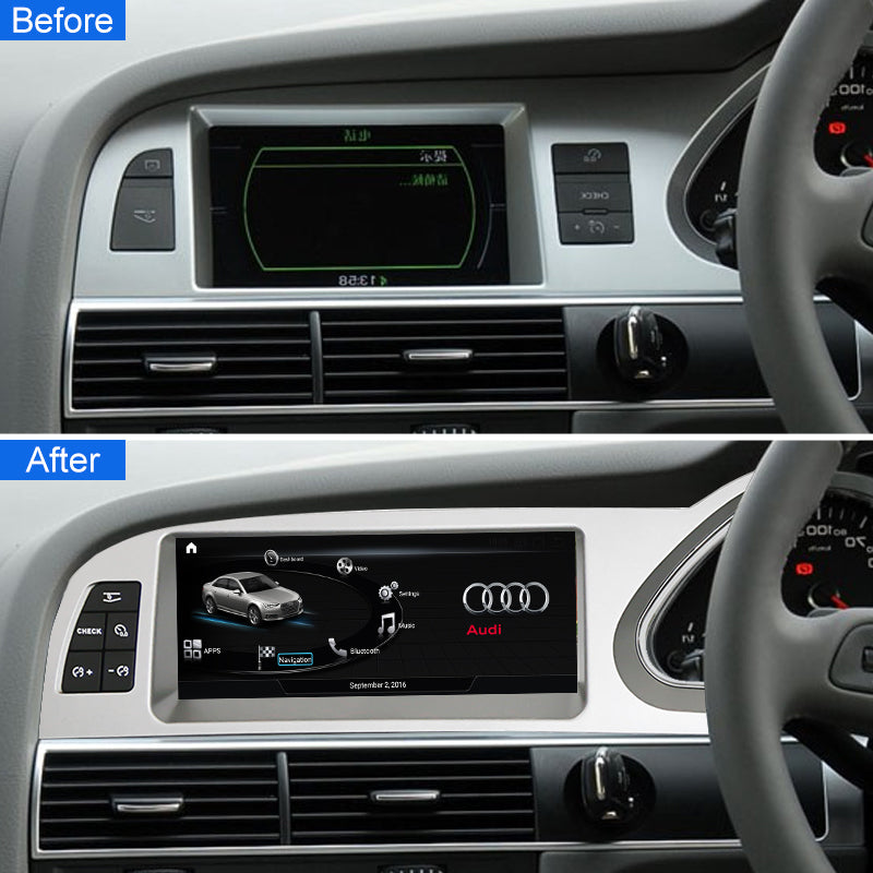 8.8 Inch Android Car Stereo FOR Audi A6L 2005-2011RHD GPS Navigation Auto Carplay Monitors Radio Audio Video Player DSP Wifi