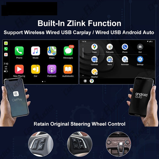 Car Radio Android 10 2 Din Stereo Multimedia Screen for Ford Tourneo Transit Custom 2013- Car DVD Video Player GPS Maps CarPlay