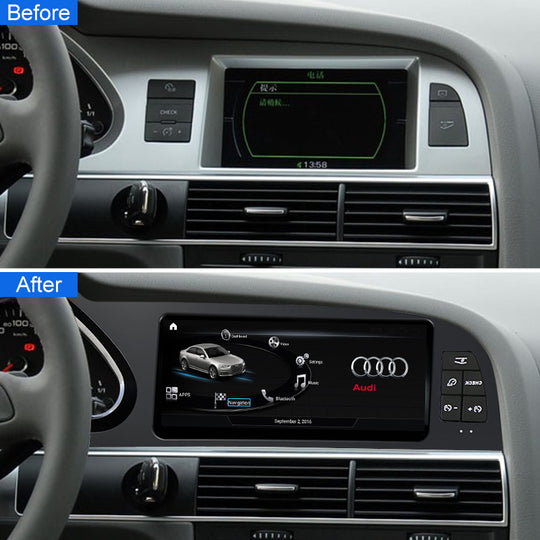 8.8'' Original Style Car Radio For AUDI A6L 2005-2011LHD Navigation GPS Multimedia Stereo Player 64GB Bluetooth WIFI Carplay