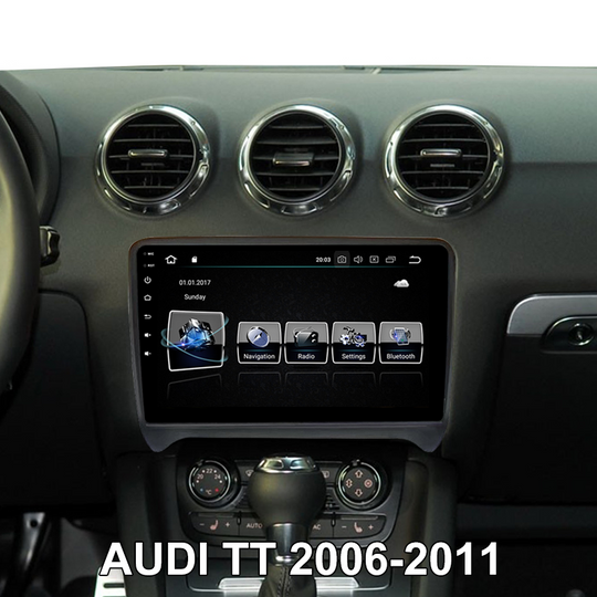 9" Android Car Radio 10 1 Din  for AUDI TT 2006-2012 Multimedia bluetooth car Video Player Auto Stereo GPS in Dash