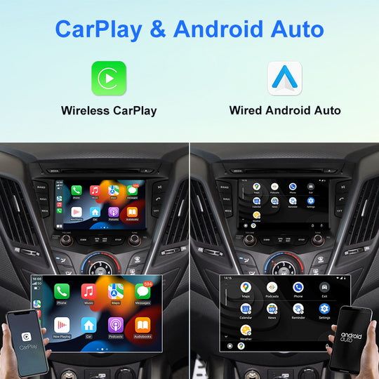 KSPIV 7 Inch Android 12 4+64G Car DVD Player For HYUNDAI Veloster 2011- Car GPS Navigation Veloster DVD radio Multimedia Player