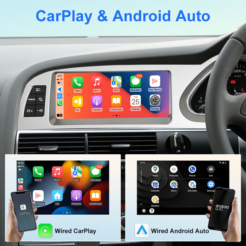 8.8 Inch Android Car Stereo FOR Audi A6L 2005-2011RHD GPS Navigation Auto Carplay Monitors Radio Audio Video Player DSP Wifi