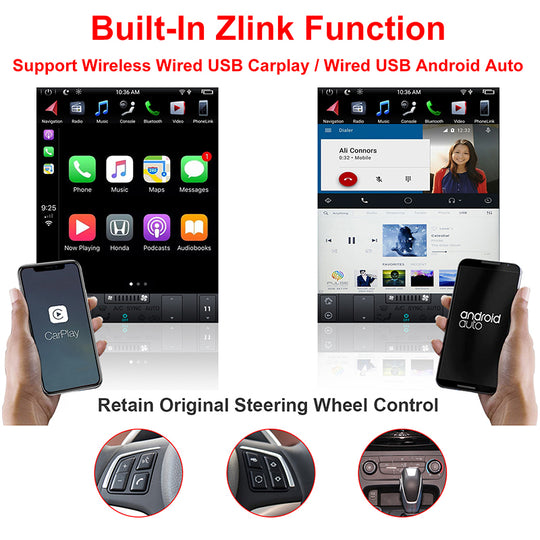 KSPIV Android Car Radio Multimedia CarPlay for Honda CIVIC 2016-  Video Player DSP IPS GPS Navigation 1 din bluetooth autoradio Two drive version