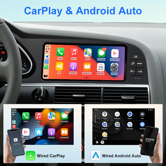 8.8'' Original Style Car Radio For AUDI A6L 2005-2011LHD Navigation GPS Multimedia Stereo Player 64GB Bluetooth WIFI Carplay