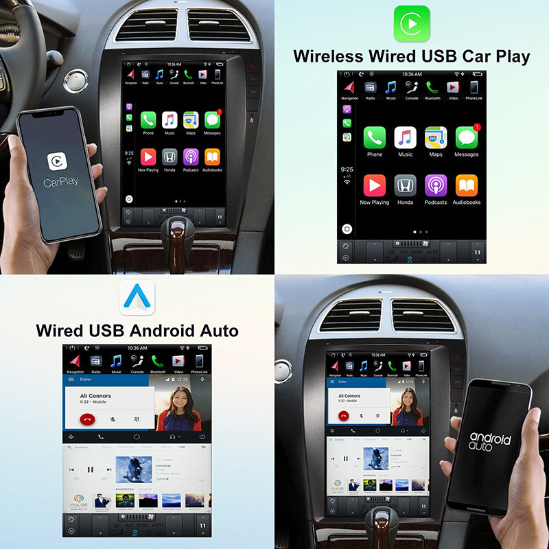 KSPIV Tesla Screen Car Radio For Lexus ES 2006-2012 Multimedia Video Player Android Auto Carplay GPS Stereo 1Din Headunit